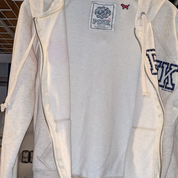 VS PINK Zip Up Sweatshirt Hoodie - Picture 5 of 11